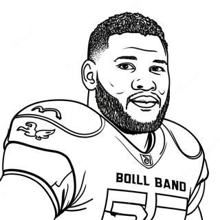 Aaron Donald Ausmalbild | Aaron Donald Ausmalbild