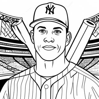 Aaron Judge Ausmalbild | Aaron Judge Ausmalbild
