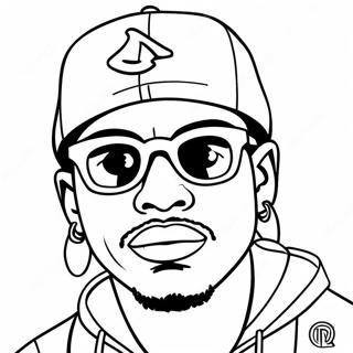 Rapper Ausmalbild | Rapper Ausmalbild