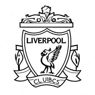 Liverpool Fußballclub Malvorlage | Liverpool Ausmalbild