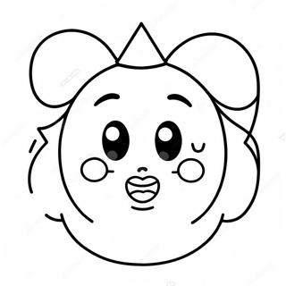 Disney Emoji Malvorlage | Disney Emoji Ausmalbild