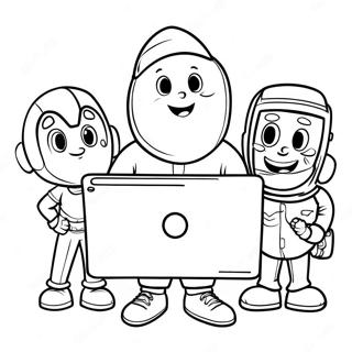 Internetsicherheit Malvorlagen