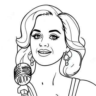 Katy Perry Ausmalbild | Katy Perry Ausmalbild