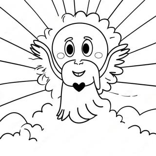 Gott liebt dich Ausmalbild | Gott liebt dich Ausmalbild