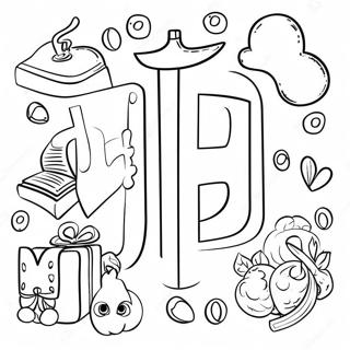Bibel ABCs Ausmalbild | Bibel ABCs Ausmalbild