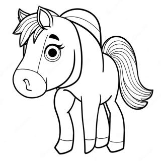 Clydesdale Pferd Ausmalbild | Clydesdale-Pferd Ausmalbild