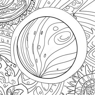 Venus Planet Ausmalbild | Venus Ausmalbild