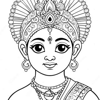 Krishna Ausmalbild | Krishna Ausmalbild