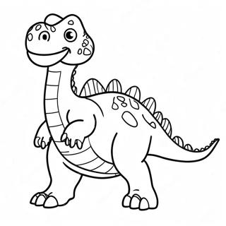 Großer Dinosaurier Ausmalbild | Großer Dinosaurier Ausmalbild