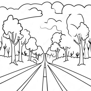 Straße Ausmalbild | Straße Ausmalbild