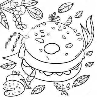 Bagel Ausmalbild | Bagel Ausmalbild