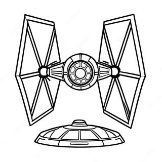 Tie Fighter Ausmalbild | Tie Fighter Ausmalbild