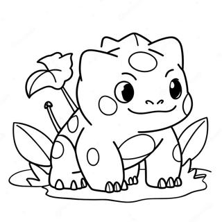 Bulbasaur Ausmalbild | Bisasam Ausmalbild