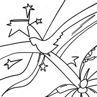 Panama Flagge Ausmalbild | Panama Ausmalbild