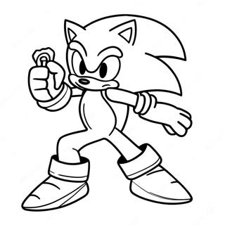 Sonic Prime Neun Ausmalbild | Sonic Prime Neun Ausmalbild