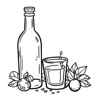 Alkohol Ausmalbild | Alkohol Ausmalbild