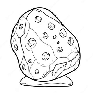 Entdeckung des Goldnuggets Ausmalbild | Goldrausch Ausmalbild