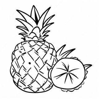 Ananas Ausmalbild | Ananas Ausmalbild
