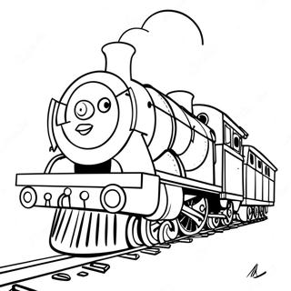 Percy der Zug Ausmalbild | Percy Ausmalbild