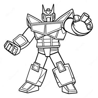 Megazord Ausmalbild | Megazord Ausmalbild