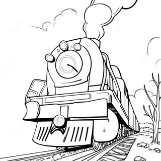 Mächtiger Express Ausmalbild | Mächtiger Express Ausmalbild