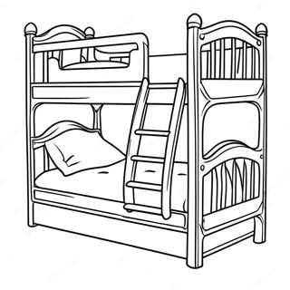 Etagenbett Ausmalbild | Etagenbett Ausmalbild
