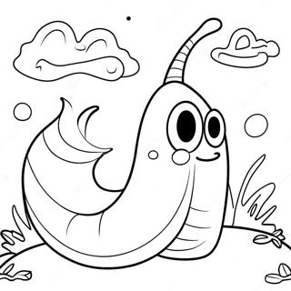 Elijah der mutige Schnecke Ausmalbild | Slugterra Ausmalbild