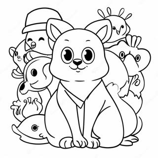 Motivierende Tiere Ausmalbild | Einfache Inspiration Ausmalbild