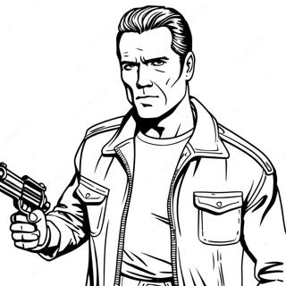 Terminator Ausmalbild | Terminator Ausmalbild