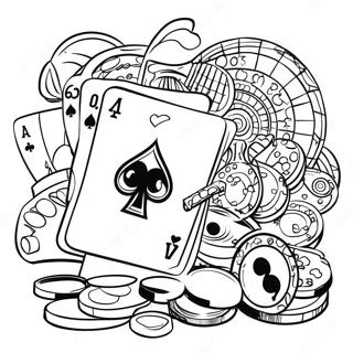 Casino Ausmalbild | Casino Ausmalbild