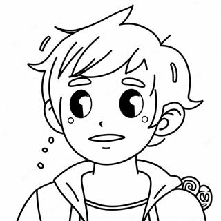 Scott Pilgrim Ausmalbild | Scott Pilgrim Ausmalbild