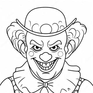Lustiges Ausmalbild von It dem Clown | Es Ausmalbild