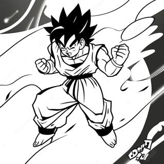 Goku Black Ausmalbild | Goku Schwarz Ausmalbild