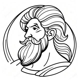 Zeus Ausmalbild | Zeus Ausmalbild
