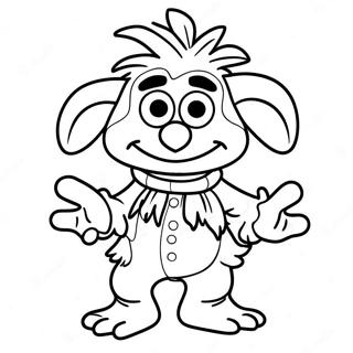 Gobo der Fraggle Ausmalbild | Fraggle Rock Ausmalbild