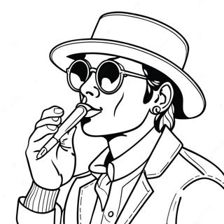 Pop Smoke Ausmalbild | Pop Smoke Ausmalbild