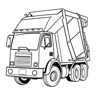 Müllwagen Ausmalbild | Müllwagen Ausmalbild