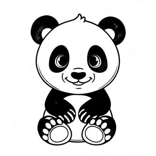 Baby Panda Ausmalbild | Baby Panda Ausmalbild