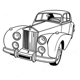 Rolls Royce Ausmalbild | Rolls Royce Ausmalbild