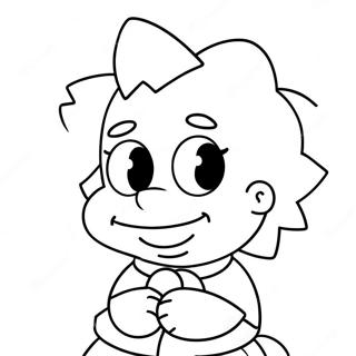 Maggie Simpson Ausmalbild | Maggie Simpson Ausmalbild