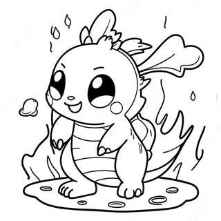 Feuer-Pokémon-Ausmalbild | Feuer Pokemon Ausmalbild