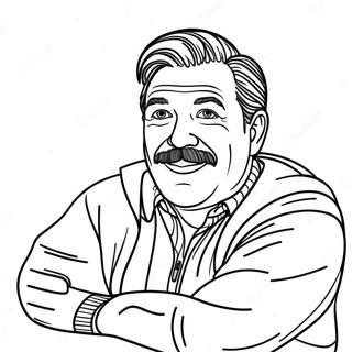 Ted Lasso Ausmalbild | Ted Lasso Ausmalbild