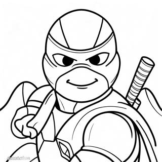 Raphael Ninja-Schildkröte Ausmalbild | Raphael Ausmalbild