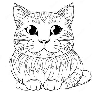 Katze Meme Ausmalbild | Katze Meme Ausmalbild