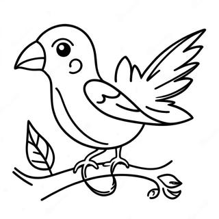 Tropischer Vogel Ausmalbild | Tropischer Vogel Ausmalbild