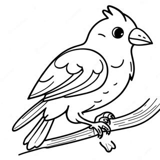 Tropischer Vogel Malvorlagen