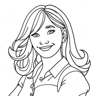 Lizzie McGuire Ausmalbild | Lizzie McGuire Ausmalbild