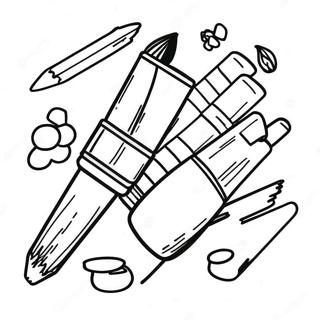 Ausmalbild mit Markern für Kinder | für Marker Ausmalbild