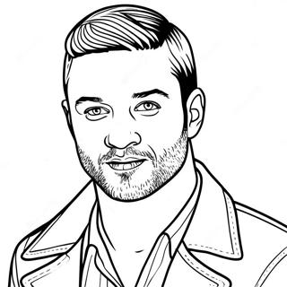 Justin Timberlake Ausmalbild | Justin Timberlake Ausmalbild