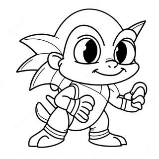 Espio Ausmalbild | Espio Ausmalbild
